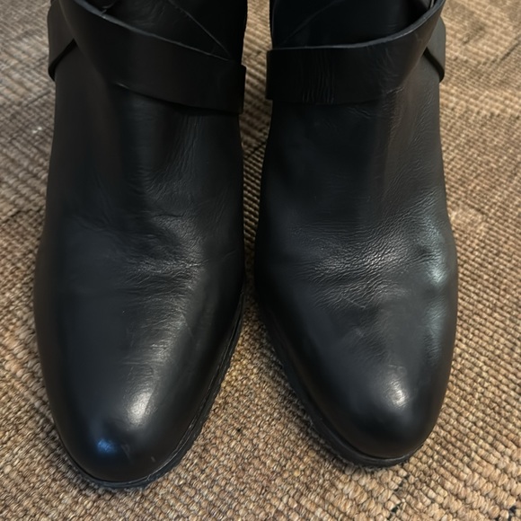 Enzo Angiolini high leather boots 3” heel women’s size 9.5 - Picture 2 of 6